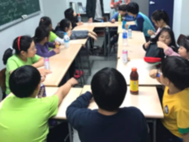 2016년 초창기 교실에서 함께한 학생들